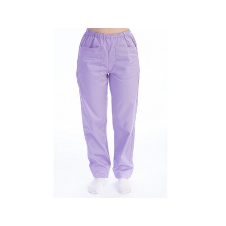 Nohavice - bavlna/polyester - unisex - veľkosť l fialová