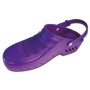 Purple clogs - with holes and strap - 42-43 - 1 pair
