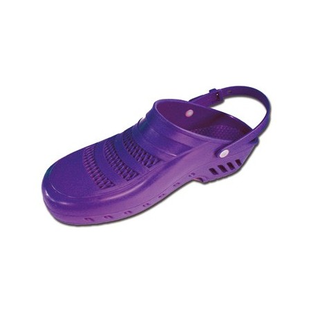 Sabots violets - avec trous et bride - 42-43 - 1 paire