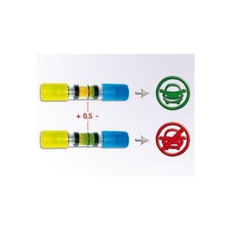 Disposable breathalyzer contralco certified nf - 0.50 g/l - 1 pc.