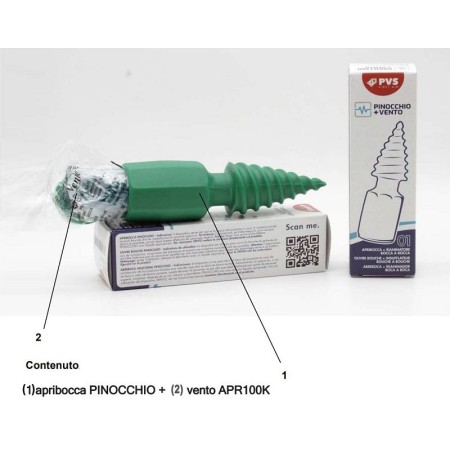 Pinocchio apribocca elicoidale con bocca/bocca vento all'interno