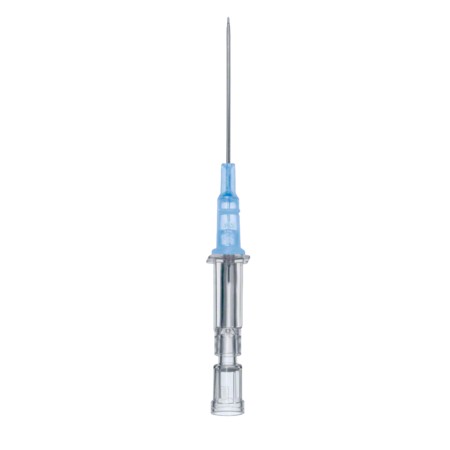 B.braun introcan 1-way cannula needles 22gx25mm blue, without fins, in fep - 50 pcs.