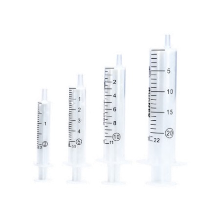 Seringue sans aiguille duonex de 10 ml avec cône luer excentré - 100 unités