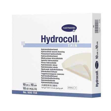 Medicazione idrocolloidale hydrocoll thin 7,5 x 7,5 cm - 10 pz.
