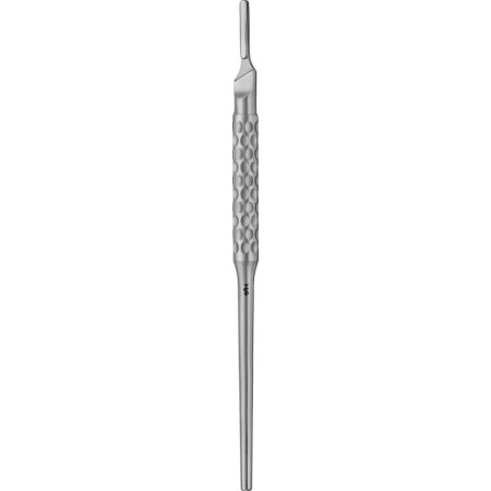 Manche de scalpel aesculap n° 3 ronds 145 mm - 1 pièce.
