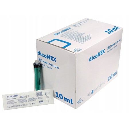 Diconex spuit zonder naald 10 ml luer-lock - 100 st.