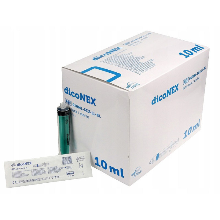 DicoNEX syringe without needle 10 ml Luer-Lock - 100 pcs.