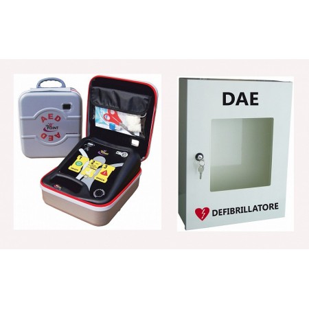 Dulap defibrilator alb