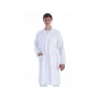 Weißer kittel – baumwolle/polyester – mann – größe l