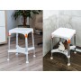 Shower stool with tray - 1 pc.