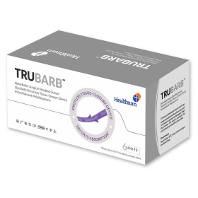 Sutura ass. trubarb calibro 0, curva 1/2, ago 37mm - 45cm - viola - conf. 6 pz.