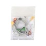 Fil de connexion ecg - 10 électrodes boutons - remplacement pour 54300 - 1 pièce.