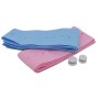 Correas para monitor fetal de un solo paciente 6x120 cm - rosa/azul - 100 kits de 2 uds.