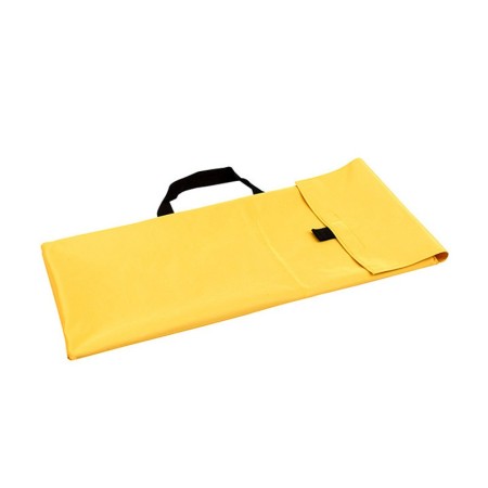 Telo portaferiti pieghevole gima 200x70 cm - giallo - 1 pz.