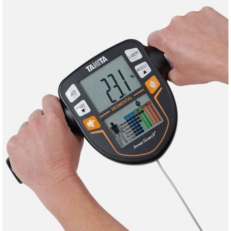 Balanza electrónica de baño tanita innerscan bc545n de 8 electrodos con análisis de masa corporal.