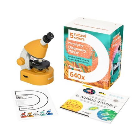 Microscope levenhuk discovery avec livre