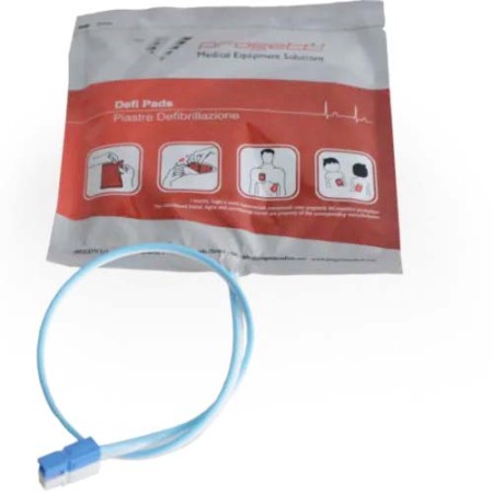 Pár rescue sam destiček, předem zapojené elektrody