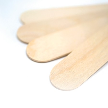 Depresor lingual de madera no estéril doc - 100 uds.