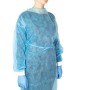 Disposable gown in blue tnt - 10 pcs.