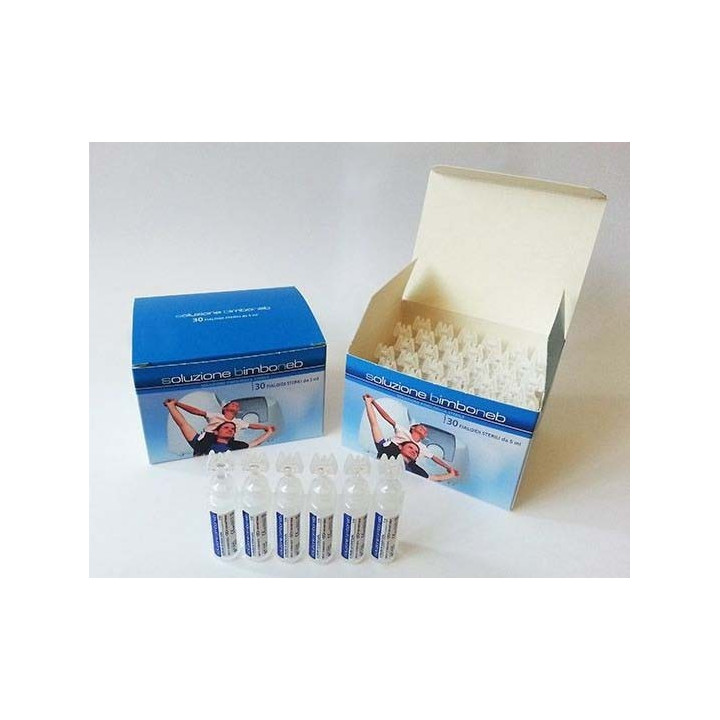 Solution saline isotonique BIMBONEB - 25 flacons de 5 ml