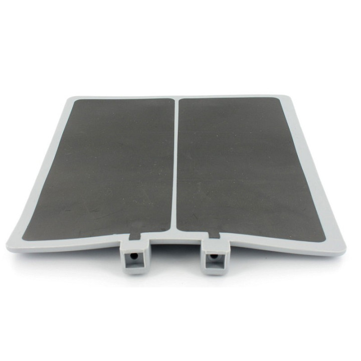 Bipartite rubber plate 20 × 15 without cable for electrosurgical unit