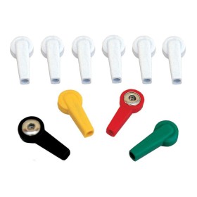 Set de 10 adaptoare ecg, de la mufă mamă de 4 mm la clip