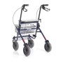 Foldable painted steel rollator - 4 wheels - dyone