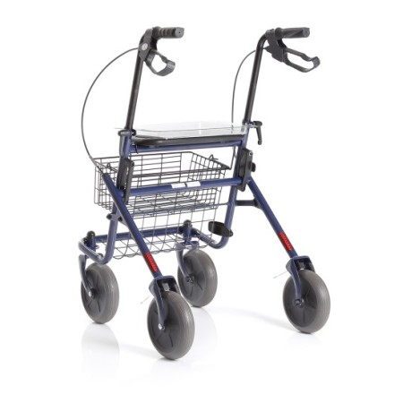 Fällbar rollator i lackerat stål - 4 hjul - dyone