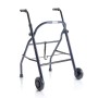 Folding rollator in painted steel - 2 wheels - poseidon