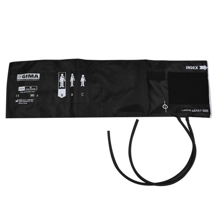 Obézní náramek + plíce 2 zkumavky 62x17,5 cm - černý nylon