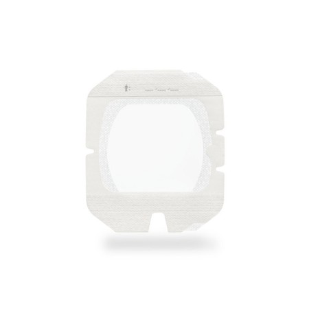 Opatrunek z folii spożywczej tegaderm 3m do mocowania i.v. z okienkiem nieprzylepnym 12x12 cm - opakowanie 25 szt.