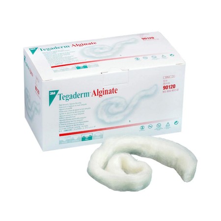 Tegaderm alginato 3m - curativo de alginato de cálcio de alta integridade 30,4x2 cm - embalagem 5 unidades.