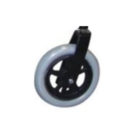 Ruota anteriore destra 200x32 con forcella per carrozzina mediland k300/k400 lgh