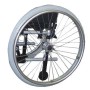 Ruota posteriore completa 24''x 1 3/8'' pu soft per carrozzina mediland k300/k400 lgh