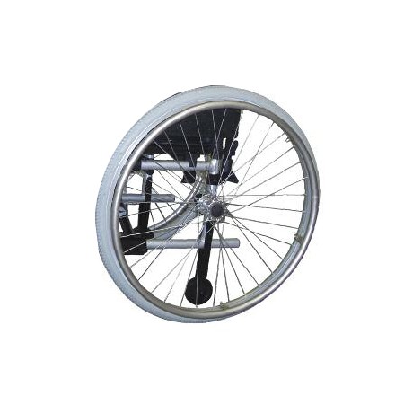 Ruota posteriore completa 24''x 1 3/8'' pu soft per carrozzina mediland k300/k400 lgh