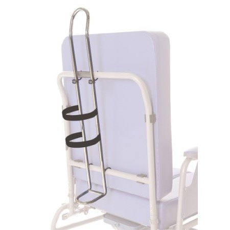 Chromowany stalowy uchwyt na butlę gazową do komody