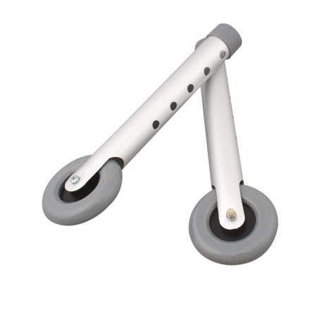 Ruote fisse per deambulatori 5 fori - paio