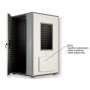 Cabina audiometrica pro 30 - 132x132x242 cm