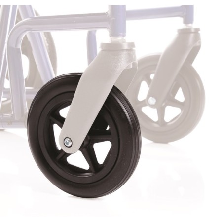 Koło przednie Ø 18 cm z pu - pojedyncze