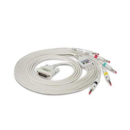 Kabel ekg weterynaryjny 5-odprowadzeniowy - zamiennik 80650