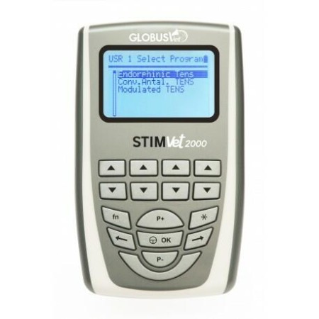 Stimvet 2000 Globus - Izom- és fájdalomcsillapító elektrostimulátor állatgyógyászati használatra