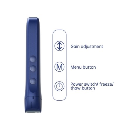 Ecografo portatile lineare/convesso/cardiaco 3 in 1 wireless viatom