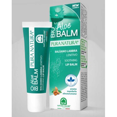 Bio balsam do ust aloes - Łagodzący balsam do ust z aloesem - 10 ml