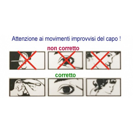 Bastoncini cotonati anatomici biodegradabili - 60 bastoncini