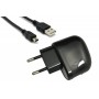 Alimentatore e cavo connessione usb con attacco mini usb