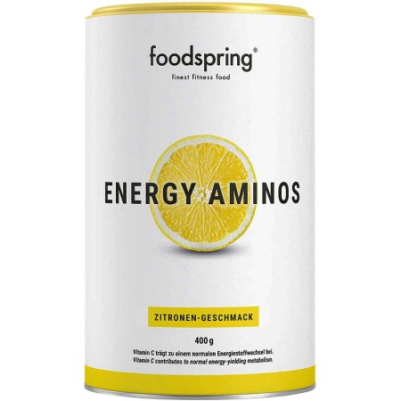 Energy aminos gusto limone foodspring - barattolo 400 g