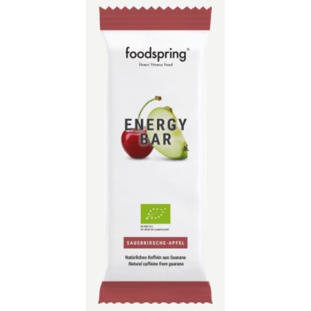 Foodspring bio energy bar - mela amarena 35 g