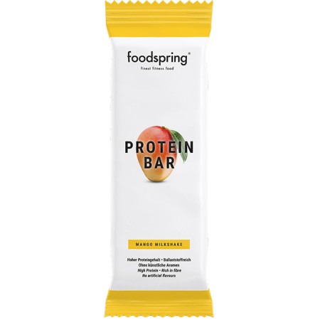 Barretta proteica milkshake al mango foodspring