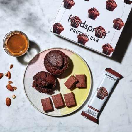 Barretta proteica chocolate muffin foodspring