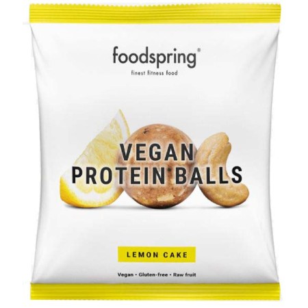 Vegan protein balls torta al limone foodspring 40g